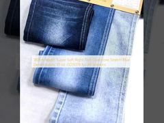 180cm πλάτος Super Soft Right Twill διπλό πυρήνα Stretch Blue Denim ύφασμα 10 oz JSD3078 για όλες τις εποχές