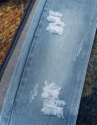 Αγορά 100% βαμβάκι DARK BLUE Heavy Weight Denim Fabric 13.3OZ JSC2005 Για τζάκετ τζιν online manufacture