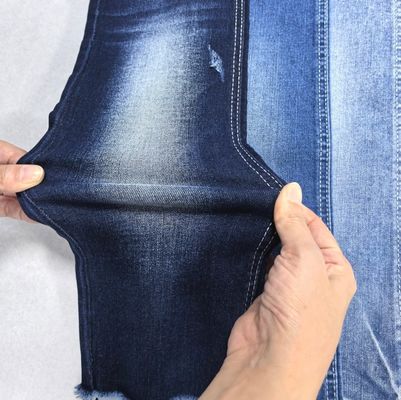 Αγορά Αδύναμο τέντωμα  TWILL Style Βαμβακερό Πολυεστερικό Σκούρο ΜΠΛΕ Denim Ύφασμα  JSD3245 9.4OZ για τζιν μόδας online manufacture