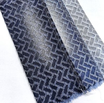 Αγορά Βίντεζ διαμαντένιο πλέγμα crochet jacquard denim ύφασμα σκούρο μπλε μη ελαστικό denim 11.3oz για μοναδικό ντύσιμο online manufacture