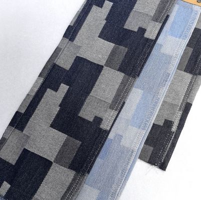 Αγορά Ύφασμα τζιν μεσαίου βάρους 9.5OZ με ακανόνιστο καρό ζακάρ με εκτύπωση, μη ελαστικό, για παιδική φούστα τζιν JST5002 online manufacture