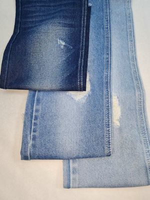 Αγορά 11.4oz Βαμβακερό Πολυεστερικό ύφασμα DENIM ΣΚΟΥΡΟ ΙΝΤΙΓΚΟ με κατασκευή 10+10*7 JSD3243 για τζιν online manufacture