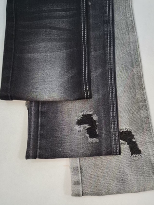 Αγορά 13OZ Βαρέως Βάρους Εξαιρετικά Μαλακό Βαμβακερό Πολυεστερικό Μαύρο/Μαύρο Υφασμα Denim Για Τζιν online manufacture