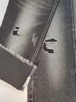 Αγορά 11.3oz βαρύ βαρύ μαύρο/μαύρο υφάσμα από τζιν με κατασκευή 10x7 για τζιν online manufacture