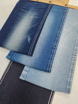 Αγορά Βαμβάκι Πολυεστέρα Spandex Ντενίμ ύφασμα TWILL στυλ υψηλή τέντωμα JSD3320 για τζιν μόδας online manufacture
