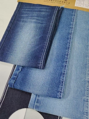 Αγορά Στυλ TWILL Super stretch polyester rayon 56% βαμβάκι Ντενίμ υφάσματα JSD3389-2 για Casual Clothing τζιν παντελόνια τσάντες online manufacture