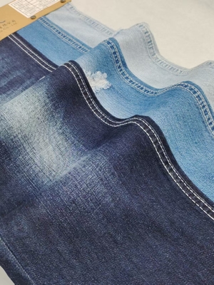 Αγορά 85% Βαμβάκι 15% Πολυεστέρας Μη Ελαστικό Denim Ύφασμα 8.3oz Σκούρο Indigo JSD3104-1 online manufacture