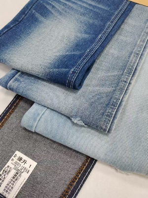 Αγορά 85% βαμβάκι υφασμένο Twill στυλ σκούρο ινδιγό τζιν υφάσματα για τζιν τζιν online manufacture