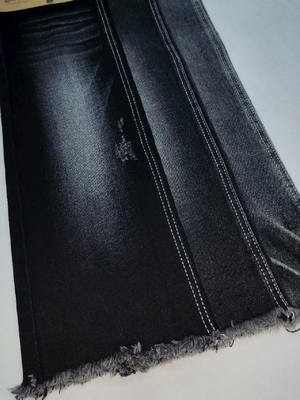 Αγορά 74% Βαμβάκι ΜΑΥΡΟ/ΜΑΥΡΟ Twill Style Denim Ύφασμα ελαστικό 8*10/70 κατασκευή για Τζιν online manufacture