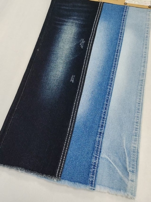 Αγορά Μπλε Γκρι υψηλής ποιότητας βαμβάκι πολυεστέρα τέντωμα Twill Style Ντενίμ ύφασμα 10*21/40+70 κατασκευή JSD3110C Για τζιν online manufacture