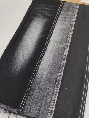 Αγορά 9.6oz ΜΑΥΡΟ/ΜΑΥΡΟ Νήμα Cross Slub 75% Βαμβάκι Ύφασμα Denim Υψηλής Ελαστικότητας Με Κατασκευή 10+10/16*55 Για Τζιν online manufacture