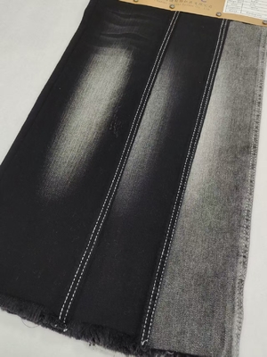 Αγορά Weak Stretch Dual-Core Siro Yarn Cross Slub  85%Cotton BLACKBLACK 10S Denim Fabric For Jeans Or Jacket online manufacture