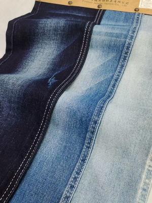 Αγορά 8.9oz 85%Cotton Dual-Core Siro Yarn Cross Slub 10s Denim Fabric 180cm Full Width For Jeans Or Jacket online manufacture