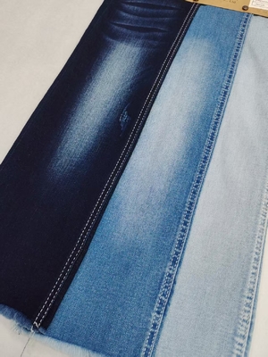 Αγορά Dual-Core Siro Yarn Cross Slub  85%Cotton Stretch Denim Fabric 12S For Jeans Or Coat online manufacture