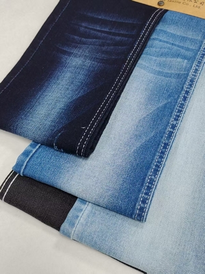 Αγορά 85% βαμβάκι 13%πολυεστέρα 2% σπάντεξ Siro Yarn Cross Slub 10S DARK INDIGO Denim Fabric JSD3298 Για τζιν ή σακάκι online manufacture