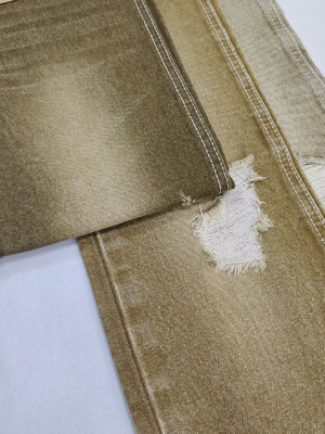 Αγορά Βαρέως βάρους 14oz ανοιχτοπράσινο χρώμα υφάσματος τζιν Twill Style 7*6 κατασκευής υφαντό JSD3047M Για χειμωνιάτικα τζιν online manufacture