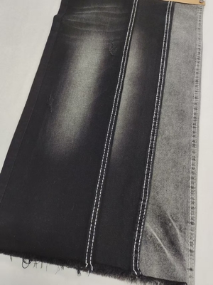 Αγορά 75% βαμβάκι 8,3 ουγκιές μέσο βάρος Twill στυλ μαύρο / μαύρο τένις ύφασμα 12S για γυναικεία τζιν online manufacture