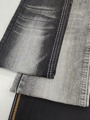 Αγορά 78% βαμβάκι 11.8oz βαρύ βάρος Twill στυλ μαύρο / μαύρο υψηλό τέντωμα τζίνι ύφασμα JSD3048A για τον άνδρα τζιν online manufacture