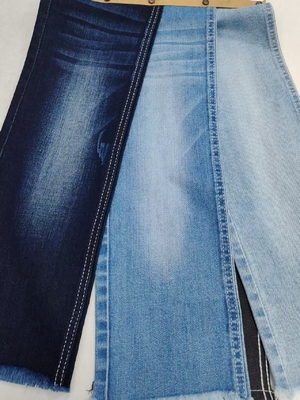 Αγορά 8.8oz Siro Yarn Warp Slub Dark Indigo Denim Fabric 10+10*16/55 Κατασκευή για γυναικεία τζιν online manufacture