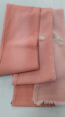 Αγορά 10.6oz Ροζ αριστερό twill με κατασκευή πλήρους πλάτους 180cm 10*7 ύφασμα Denim JSD3023P για τζιν online manufacture