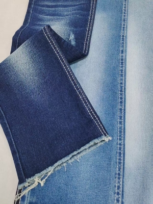 Αγορά Ανθεκτικό στη συρρίκνωση 3/1 Right Twill Dark Indigo High Stretch Denim Fabric 10oz για τζιν online manufacture
