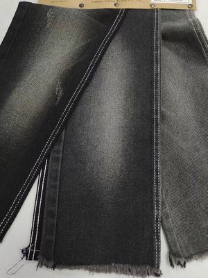 Αγορά 11.2oz 60%Cotton Denim Fabric 7S BLACK/BLACK For Youth Denim Pants online manufacture