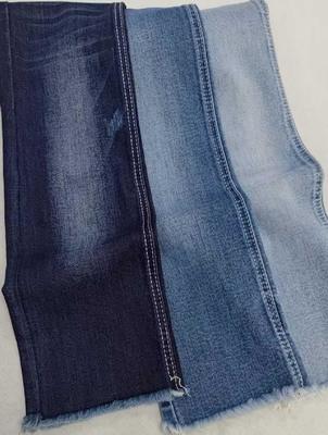 Αγορά TR 9.7oz Dark indigo with full width 180-182cm construction 10+10*12/55/75 Denim fabric  JSD3407 for jeans online manufacture