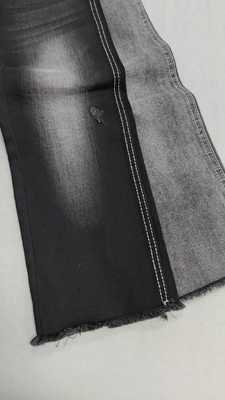 Αγορά High elastic Soft Siro 10.5oz Black/Black with full width 158-160cm construction 10+10*16/70/75TR Denim fabric  JSD3405A for jeans online manufacture