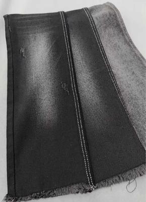 Αγορά 10oz Medium elastic Black/Black right twill with full width 180cm construction 8*10/40+75 Denim fabric  JSD3078A for jeans online manufacture