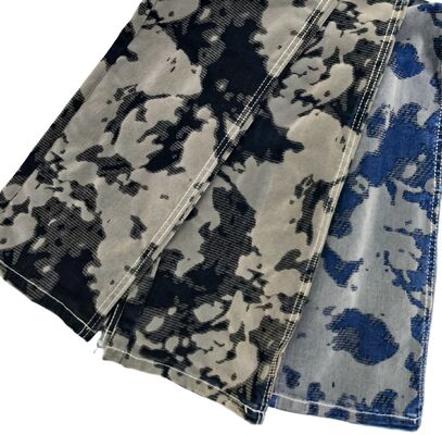 Αγορά Υφασμα τζιν με γκρι βελουτέ φλοκ σε στυλ Maillard 10.5oz για παλτό φθινοπωρινό ή τζιν μόδας διαδικτυακή κατασκευή