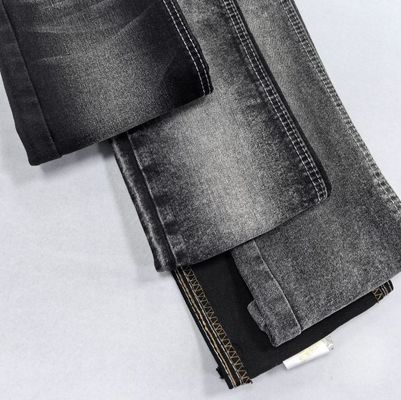 Μαύρο χρώμα Καλό τέντωμα 13OZ AW βαρύ βάρος Twill denim ύφασμα για άνδρες τζιν