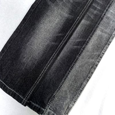 Νήμα χρωματισμένο Twill Μαύρο βαμβάκι Spandex Ντενίμ ύφασμα 11.3oz High Stretch