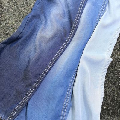 4.8oz ελαφρύ βάρος Ντενίμ ύφασμα Lycell Spandex Stretch Plain Dark Blue